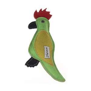 Hračka pes animALL Papagáj koža, farebný 22cm