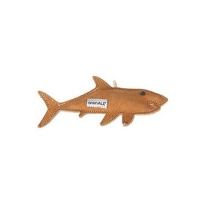 Hračka pes animALL Baby žralok koža, natural 22x10cm