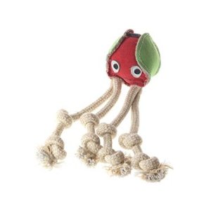 Hračka pes animALL Xmas chobotnice kůže,barev24,5x10cm