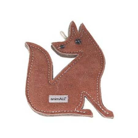 Hračka pes animALL Liška kůže, natural 20x15cm