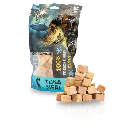 KIDDOG SUPER PREMIUM 100% tuniak - kusy čistého mäsa sušené mrazom 50 g