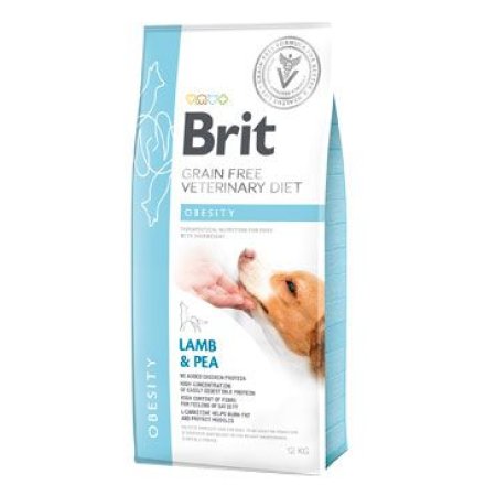 Brit VD Dog GF Obesity 12kg (POŠKODENÝ OBAL)