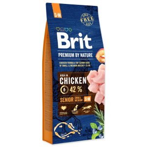Brit Premium by Nature Senior S+M 15 kg (POŠKODENÝ OBAL)