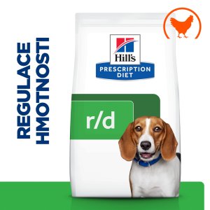 Hill’s Prescription Diet r/d Regulácia hmotnosti granule pre psov 10 kg (POŠKODENÝ OBAL)
