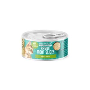 animALL konzerva mačka Králik plátky 80g