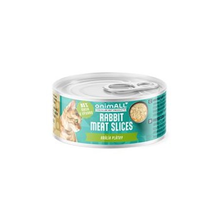 animALL konzerva mačka Králik plátky 80g