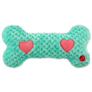 Hračka Dog Fantasy Cuddle Kosť nahrievacia tyrkysová 30cm 
