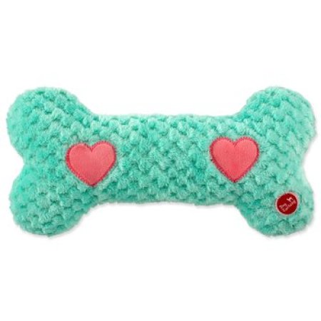 Hračka Dog Fantasy Cuddle Kosť nahrievacia tyrkysová 30cm 
