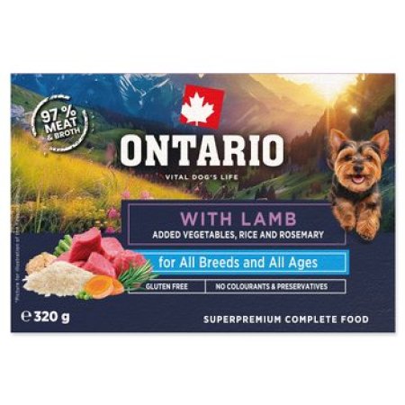 Vanička Ontario s jahňacím 320g