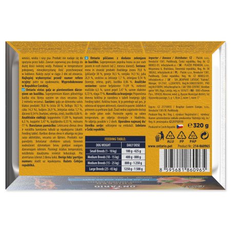 Vanička Ontario kuracie 320g