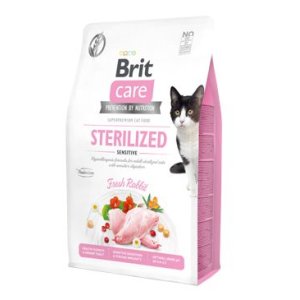 Brit Care Cat GF Sterilized Sensitive 2kg (EXPIRÁCIA 04/2026)
