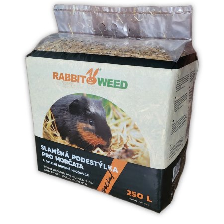 Rabbit Weed slamená podstielka MORČA špeciál 250l