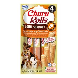 Churu Dog Rolls Joint Supp.Chick.wraps Chicken 4x12g