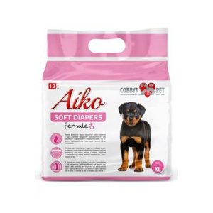 Plenky pro feny Aiko Soft Diapers XL/40x58cm 12ks