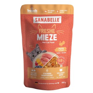 Bosch Cat Freshe Mieze Nassfutter Wet Food Turkey & Chicken 100 g
