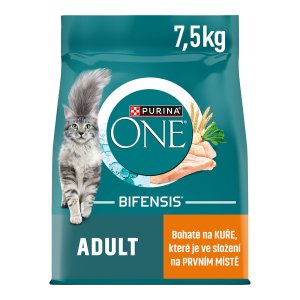 Purina One Bifensis Adult s kuřetem a celozrnnými obilovinami 7,5 kg