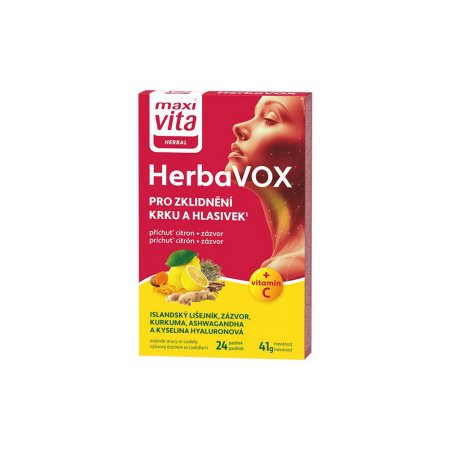 Vitar Maxi Vita Herbal Herba VOX zázvor 24 tablet