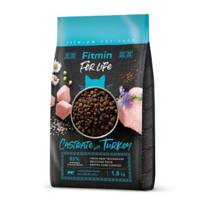 Fitmin cat For Life Castrate Turkey 1,8 kg