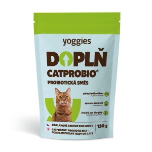 Yoggies CatProBio, probiotická směs pro kočky 130 g