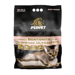 Podestýlka Plovet Premium Wh.Bentonite Baby Powder 10l