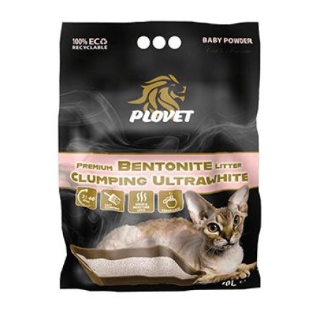 Podestýlka Plovet Premium Wh.Bentonite Baby Powder 10l