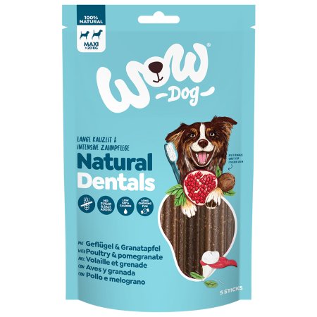 WOW Dog poch. Dentálne tyčinky Maxi 230g/5ks