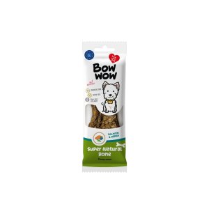 Bow wow Super naturální kost s lososem a bylinkami 24 g