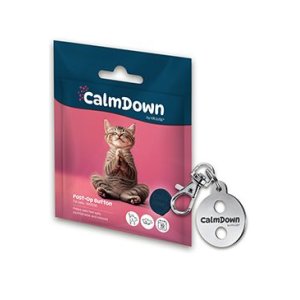 CalmDown Cat Tag Kit kovový přívěsek+1knoflík KRUUSE