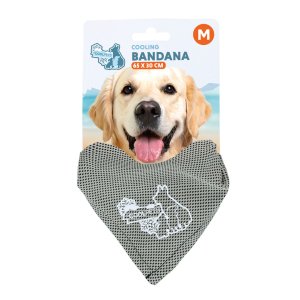 CoolPets chladící šátek Biege 65x30cm / M