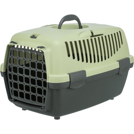 Transportní box CAPRI I, XS: 32x31x48cm (max. 6kg), tmavě šedá/pastelově zelená 