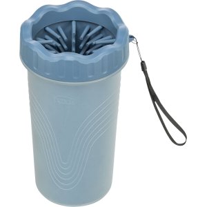 PAW CLEANER - kalíšek k čištění tlapek, L-XL, silikon/plast, modrá