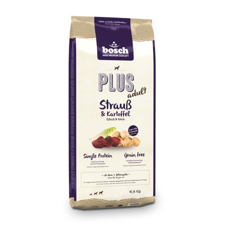 Bosch HPC PLUS Adult Ostrich & Potato 12,5 kg (EXPIRACE 06/2026)