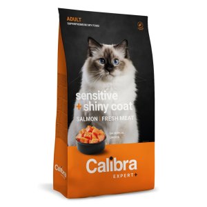 Calibra Cat EXPERT+ Adult Sensitive & Shiny coat 400g