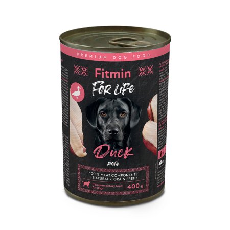 Fitmin dog For Life tin duck 400g