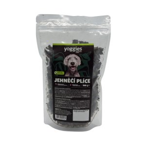 Yoggies Sušené pamlsky jehněčí plíce kostičky 250 g