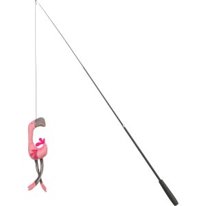 Teleskopický hrací prut s plameňákem, 42 - 106 cm, sklolaminát