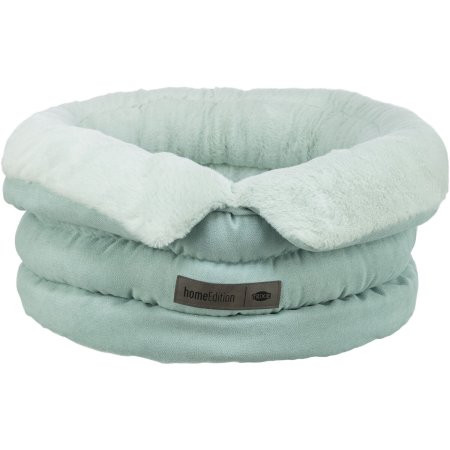 HOME Edition pelech LIANO Soft, kulatý s vysokým okrajem, ø 65 cm, šalvějová