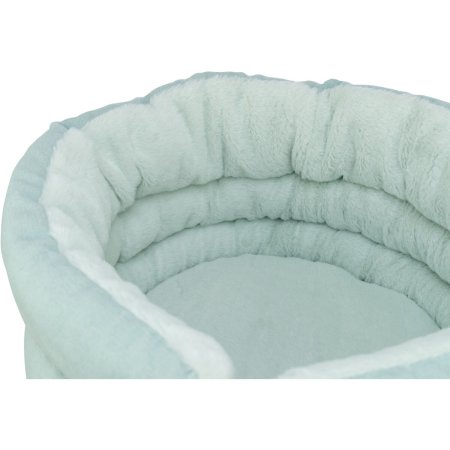 HOME Edition pelech LIANO Soft, kulatý s vysokým okrajem, ø 65 cm, šalvějová
