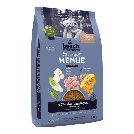 Bosch HPC MENUE Mini Adult with animal welfare chicken 2,4 kg (EXPIRACE 07/2026)