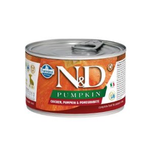 N&D DOG PUMPKIN Puppy Chicken & Pomegranate Mini 140g (EXPIRACE 05/2026)