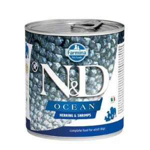 N&D DOG OCEAN Adult Herring & Shrimps 285g (EXPIRACE 06/2026)