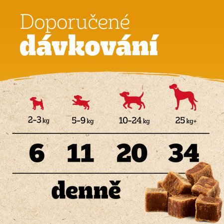Pedigree pochoutka Ranchos Cubes kachní 70 g