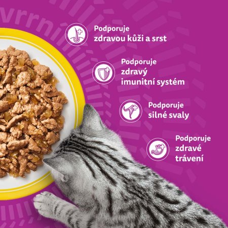 Whiskas kapsa Core drůbeží výběr v želé 40x85g