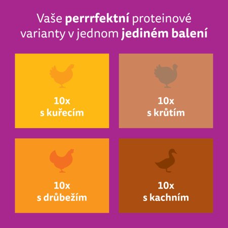 Whiskas kapsa Core drůbeží výběr v želé 40x85g