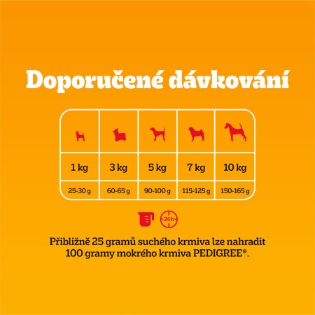 Pedigree granule Mini Adult drůbeží se zeleninou 1,4 kg