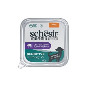 Schesir Dog vanička Monoprot.Senior Divočák paté 150g