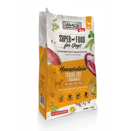 MACs Dog Mono Grain Free kachna a brambory 3 kg (EXPIRACE 07/2026)