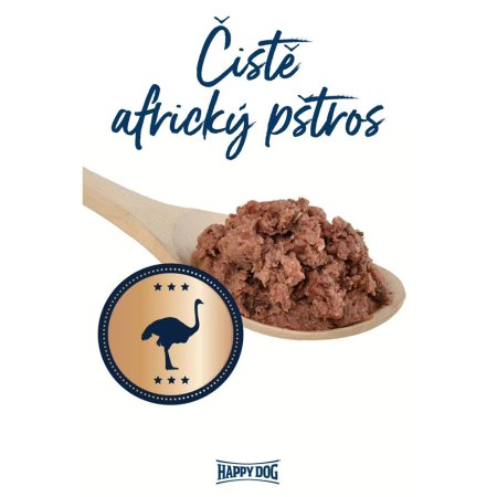Happy Dog Strauß Pur 400 g (EXPIRACE 07/2026)