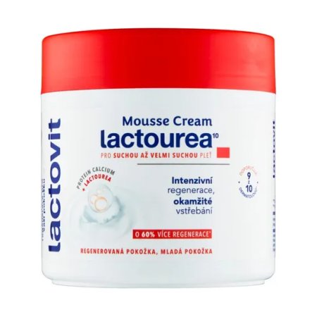 Lactovit Lactourea Mousse Cream hydratační pěnový krém 400ml