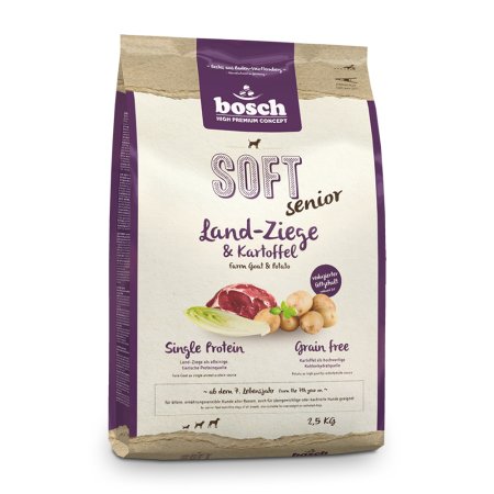 Bosch HPC SOFT Senior Farm Goat & Potato 2,5 kg (POŠKOZENÝ OBAL)